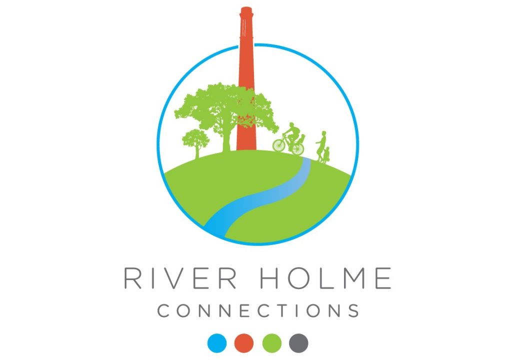 Logo for River Holme Connections, Honley, Holmfirth, West Yorkshire.