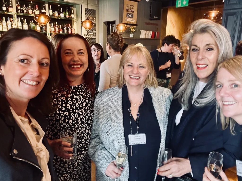 Sophie, of Sophie Seddon PR is pictured with members of Yorkshire Businesswomen networking group in Leeds.