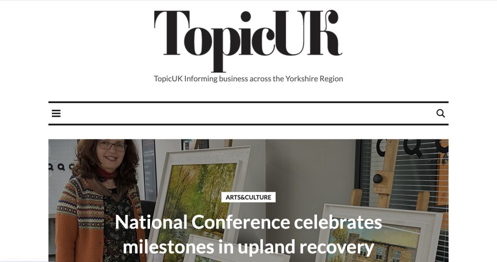 Topic UK coverage for a DEFRA funded landscape recovery project led by River Holme Connections.