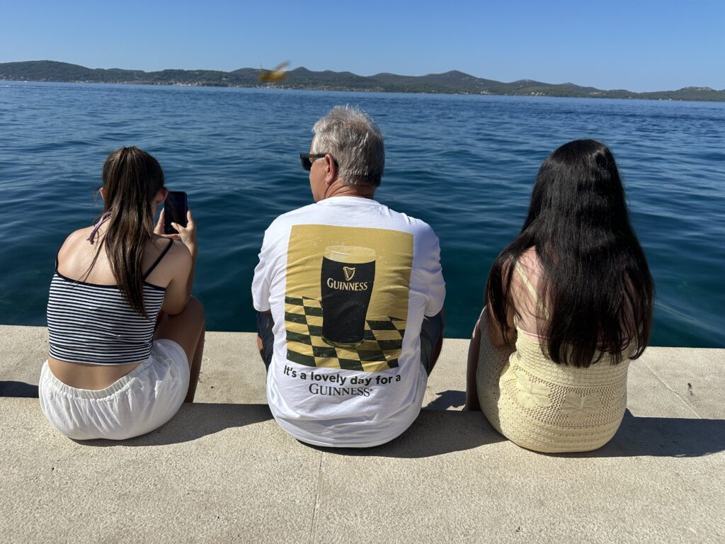 Sea Organ in Zadar, Croatia, creating music from the movement of the sea